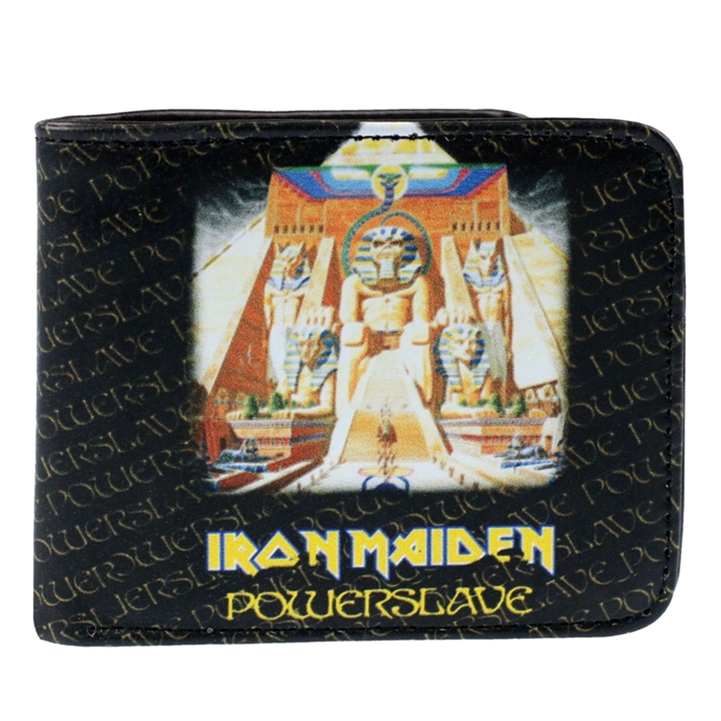 Iron Maiden Powerslave Wallet Bi-Fold Wallet Front