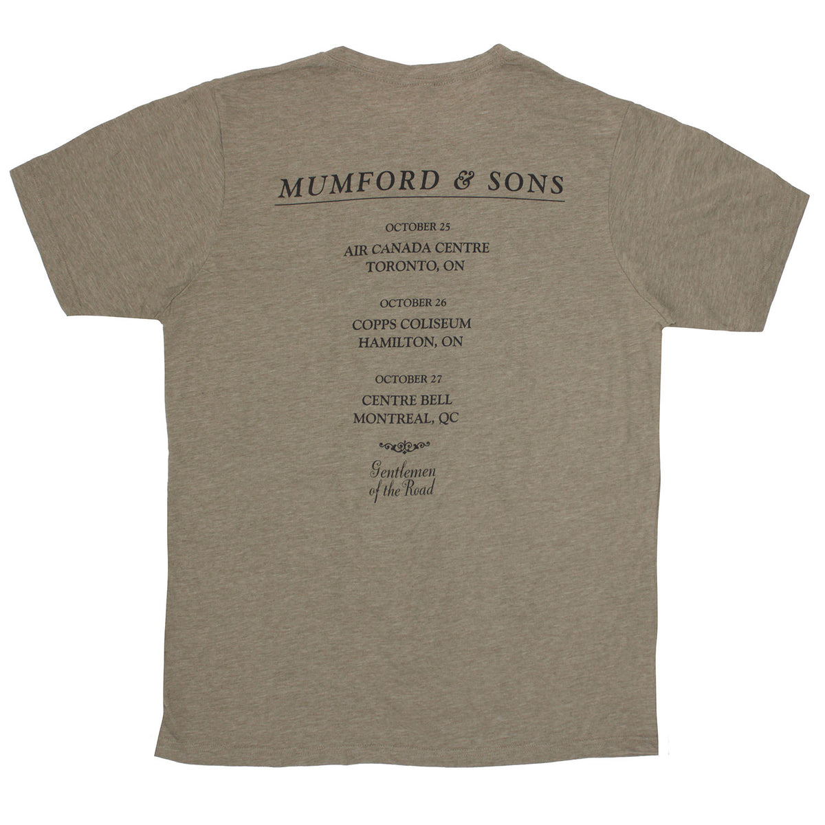 Mumford & Sons Gentlemen Of The Road Slim Fit T-shirt Back