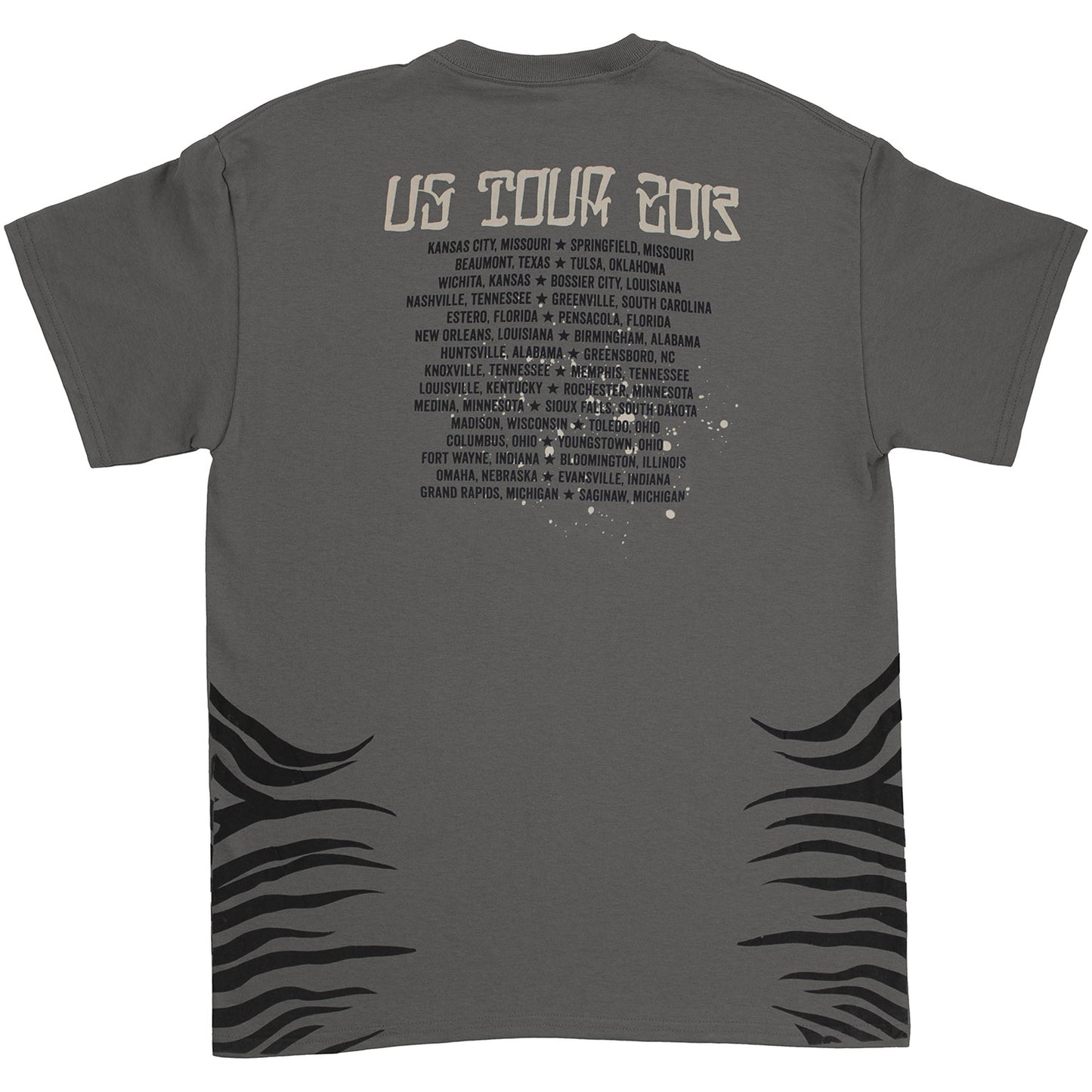 US Tour 2013 Kansas City - Saginaw T-shirt