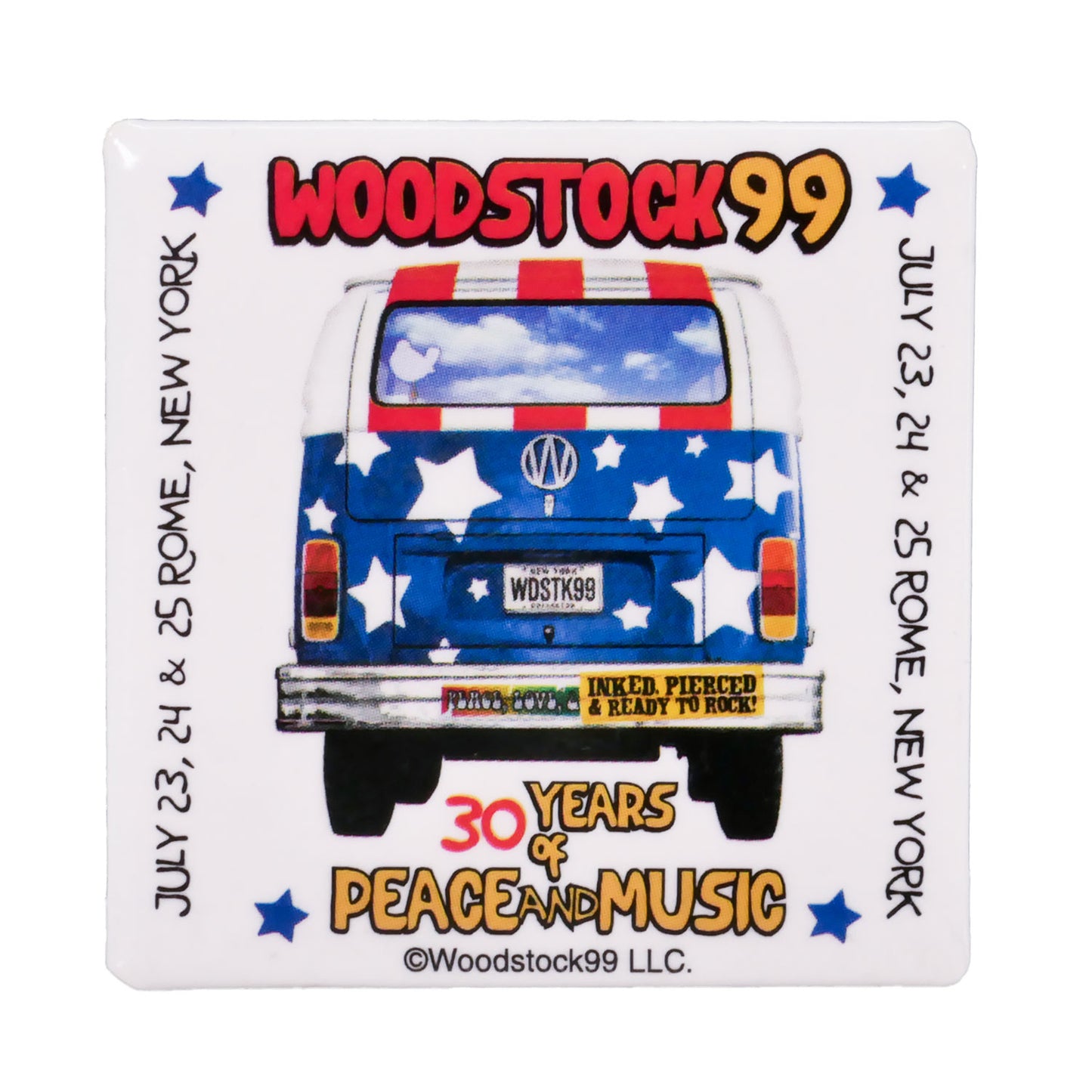 Woodstock 99 Button