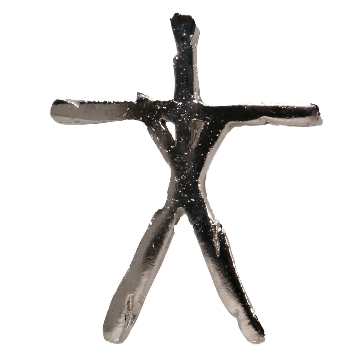 Blair Witch Project Die Cut Symbol Pewter Pin Badge Front