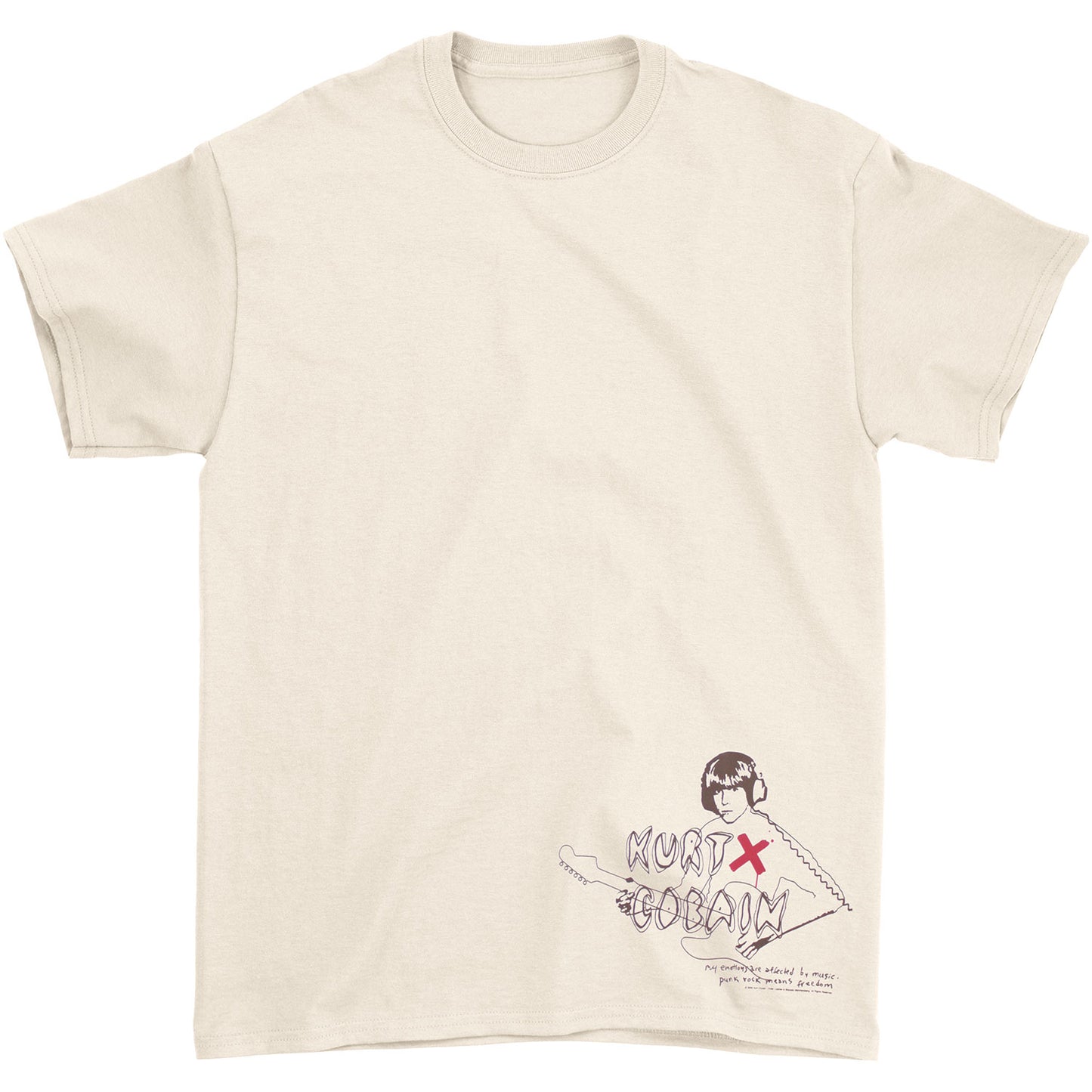 Headphones Sketch T-shirt