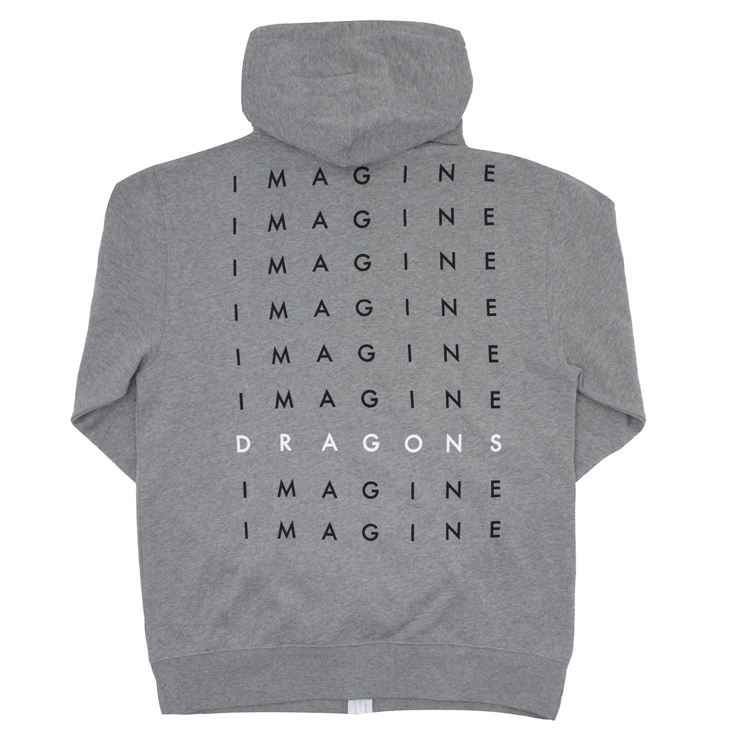 Imagine Dragons Stacked Pocket Logo Zippered Hooded Sweatshirt