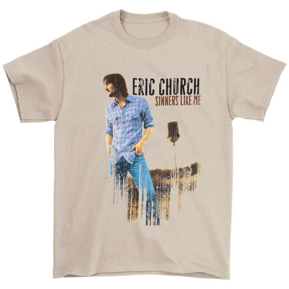 Eric Church Sinners Like Me T-shirt Front