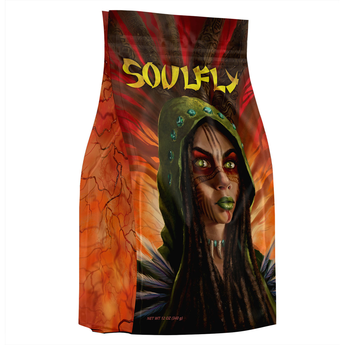 Soulfly 'Healer' Coffee (12oz) Bag Coarse Coffee Front