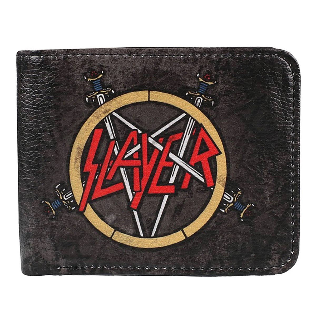 Slayer Swords Pentagram Logo Wallet Bi-Fold Wallet Front