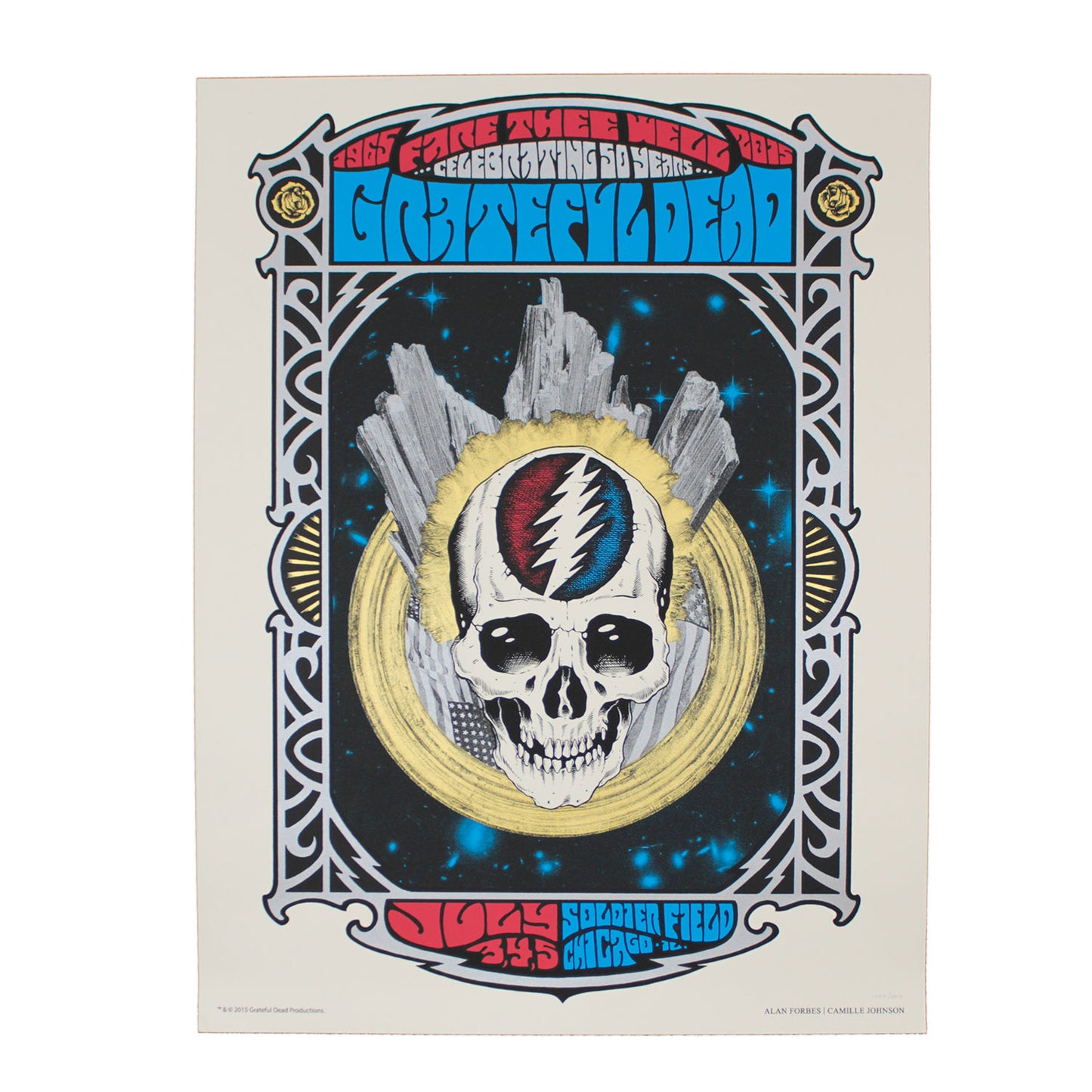 Fare Thee Well Chicago by Alan Forbes | Camille Johnson *Scratch And Dent* Limited Screenprint