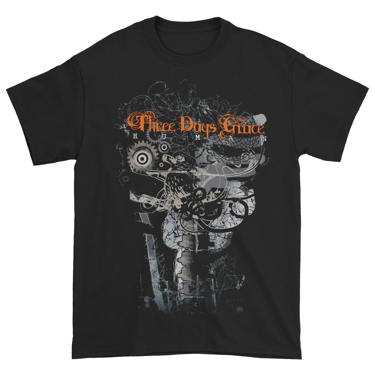 Three Days Grace Human Admat T-shirt Front