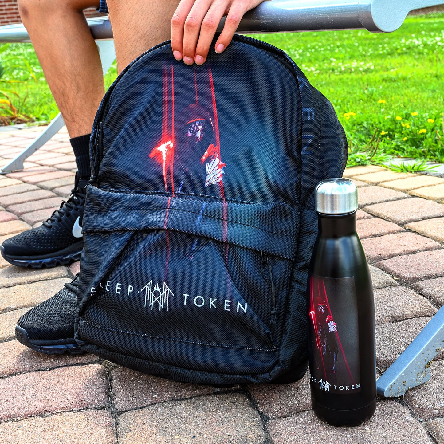 Sleep Token Lazer Drink Bottle (Rockabilia Exclusive) Water Bottle Back