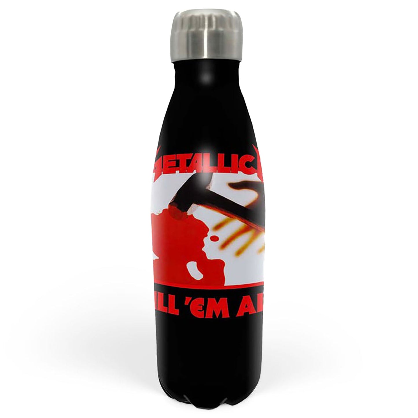 Metallica Kill 'Em All Drink Bottle Water Bottle Front