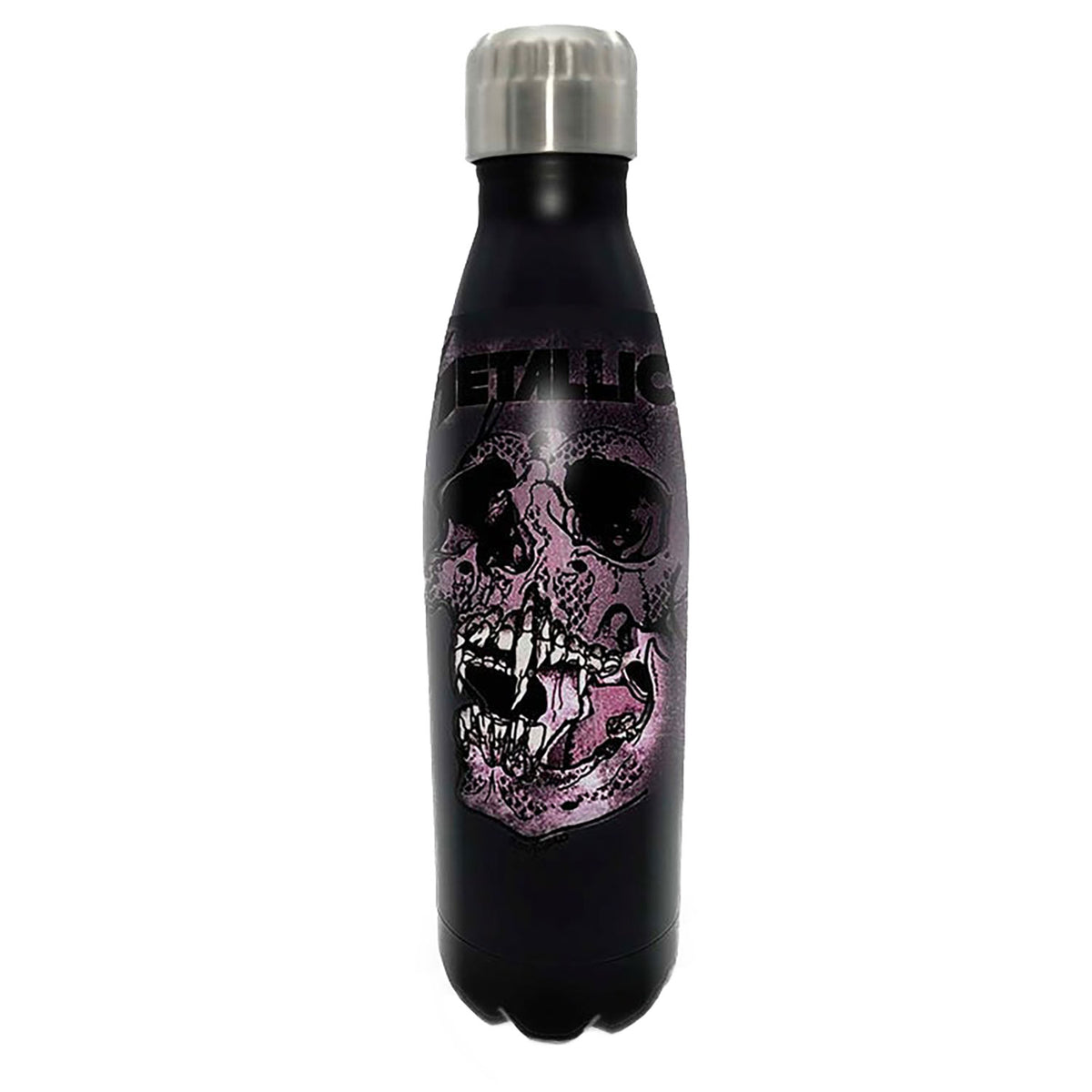Metallica Pushead Drink Bottle Water Bottle Front
