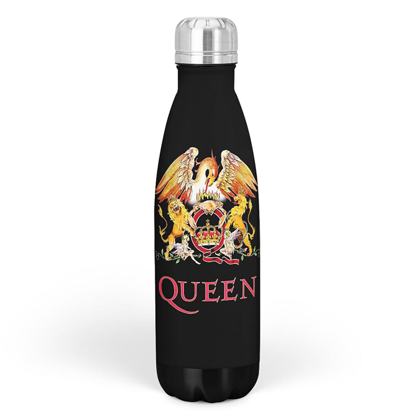 Queen Classic Crest Drink Bottle Water Bottle Front