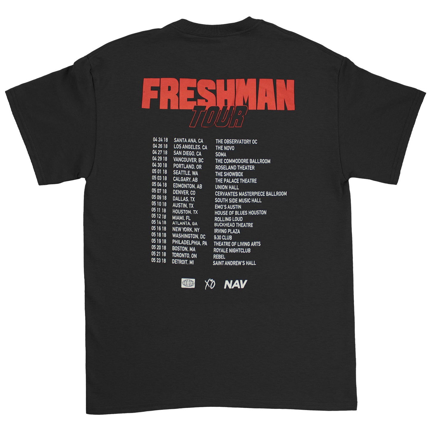 Nav Freshman Tour Slim Fit T-shirt Back