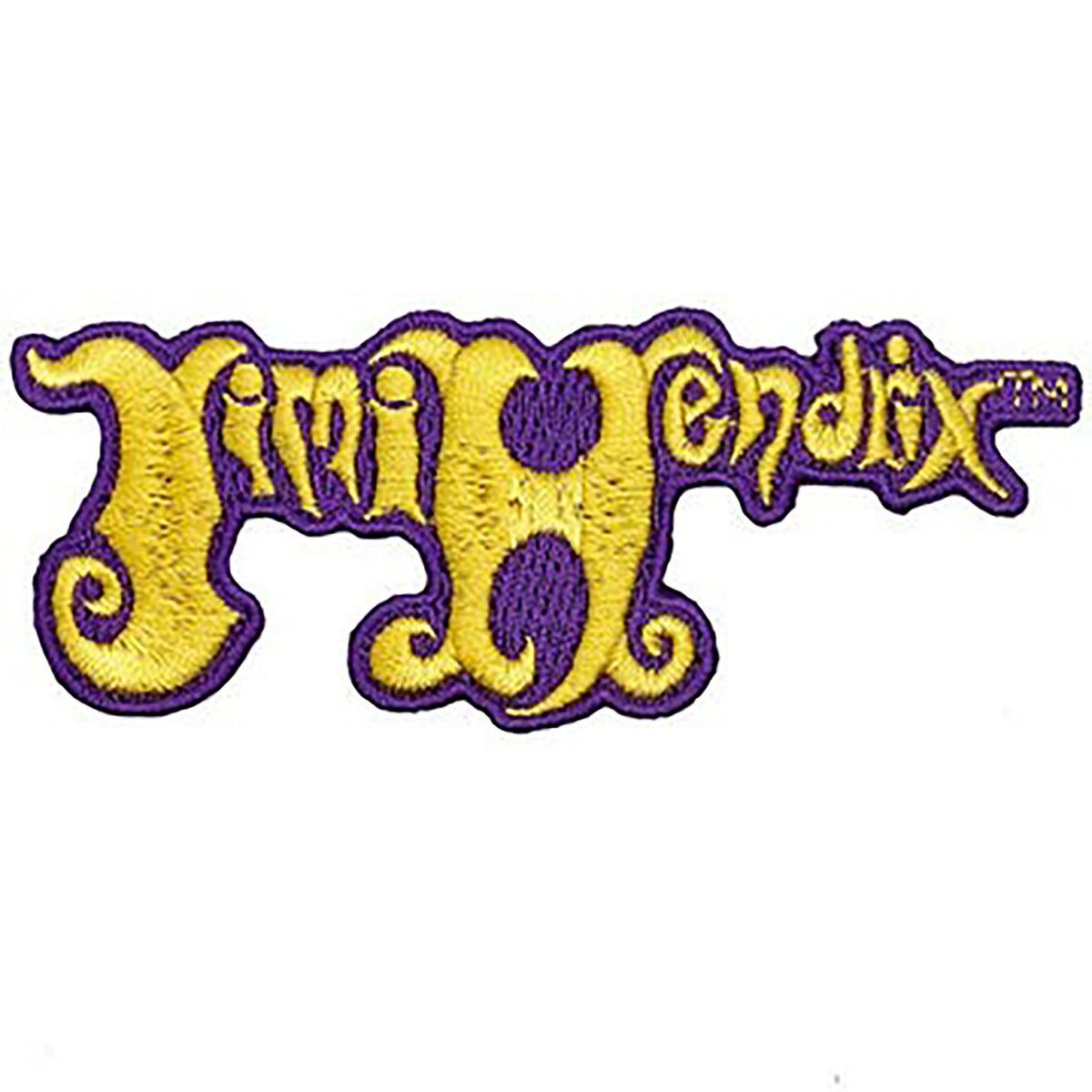 Jimi Hendrix Logo Embroidered Patch Front