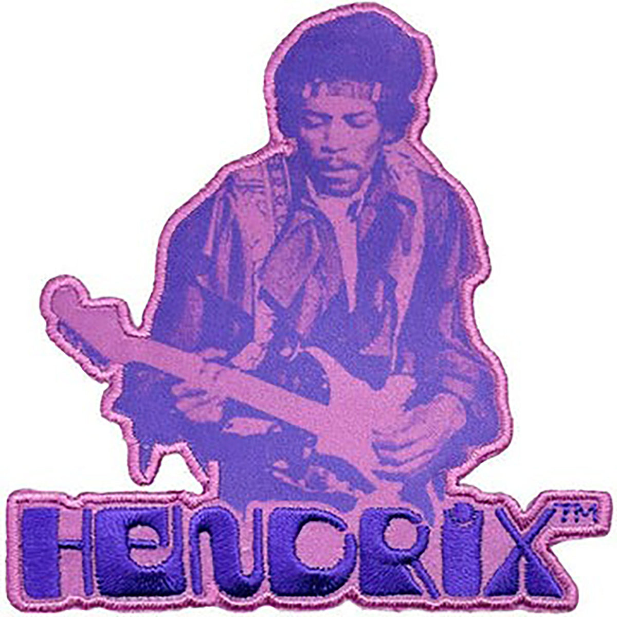 Jimi Hendrix Hendrix Embroidered Patch Front