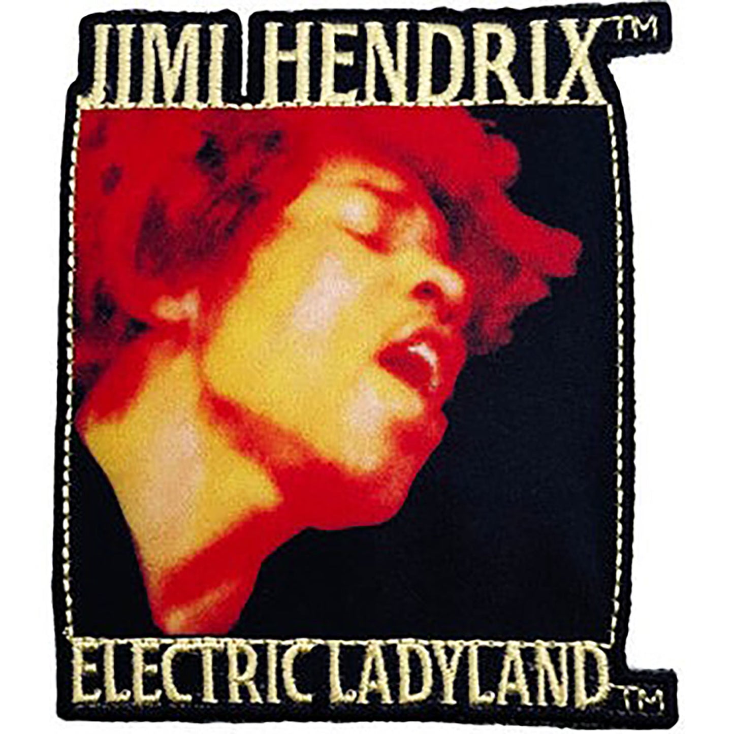 Jimi Hendrix Electric Ladyland Embroidered Patch Front