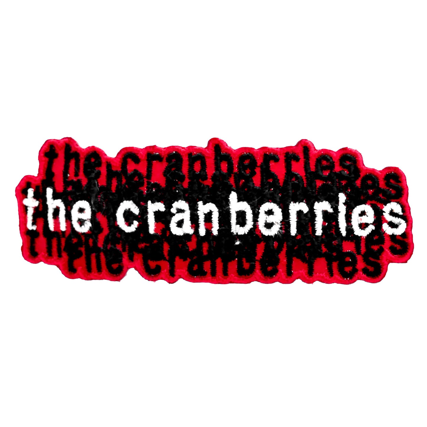 The Cranberries Stacked Logo Embroidered Patch