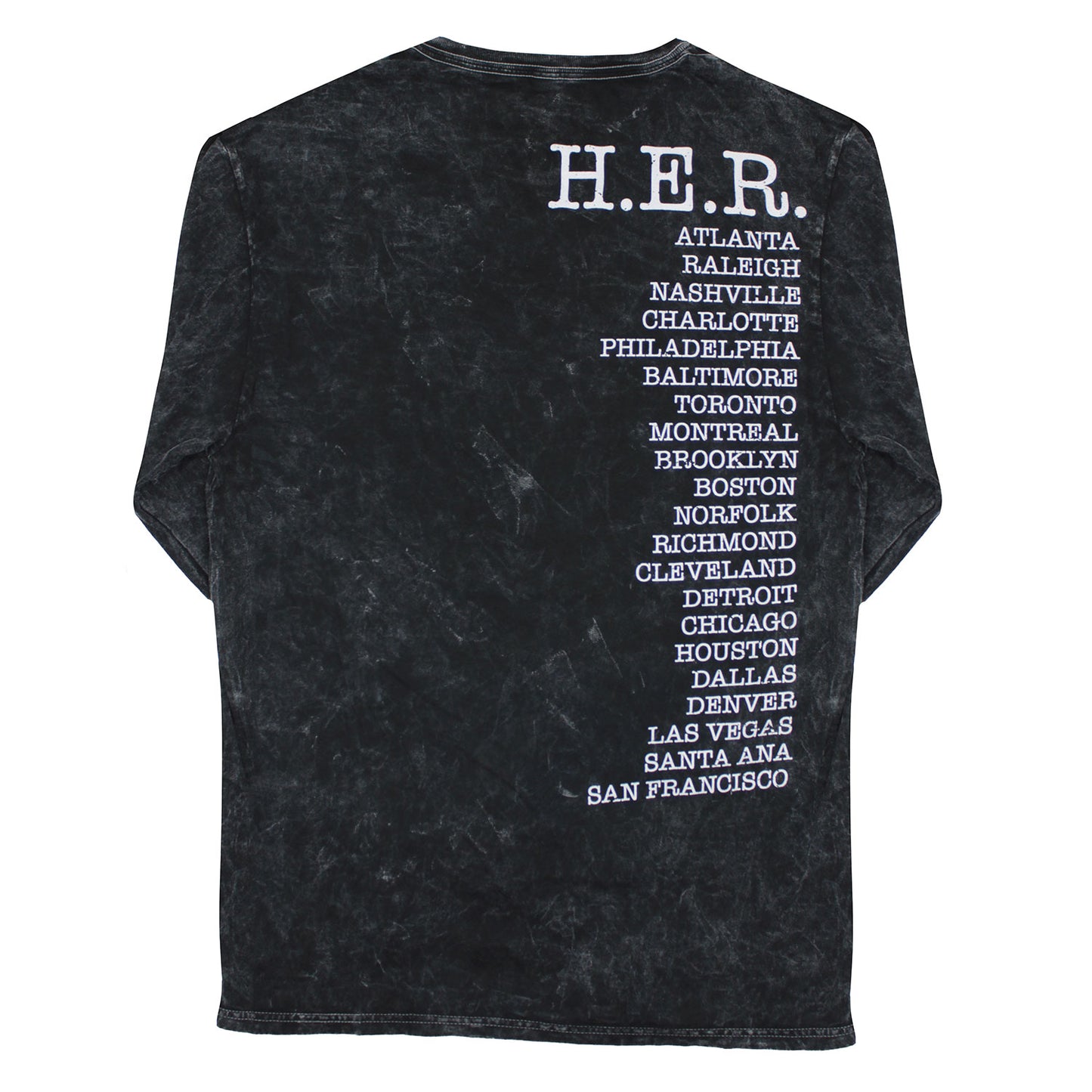 damage Tie Dye Long Sleeve