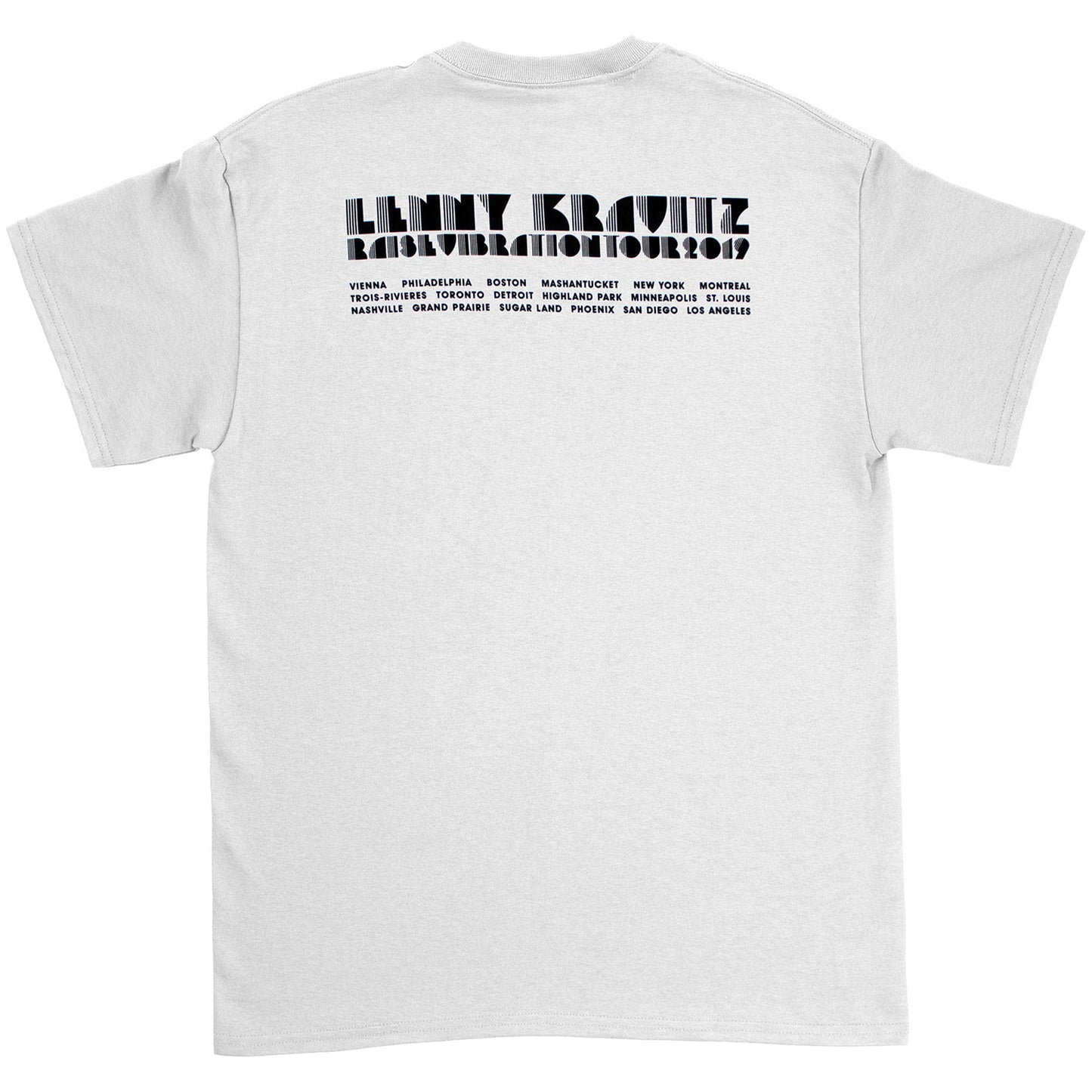 Lenny Kravitz Raise Vibration Tour 2019 Slim Fit T-shirt Back