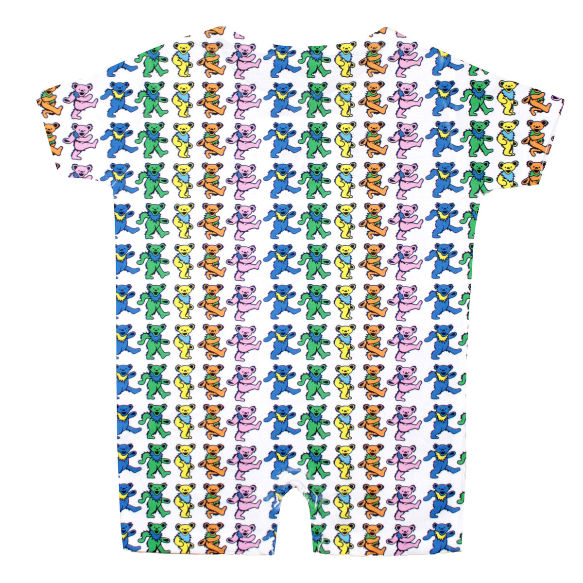 Grateful Dead Dancing Bears Romper Bodysuit Back