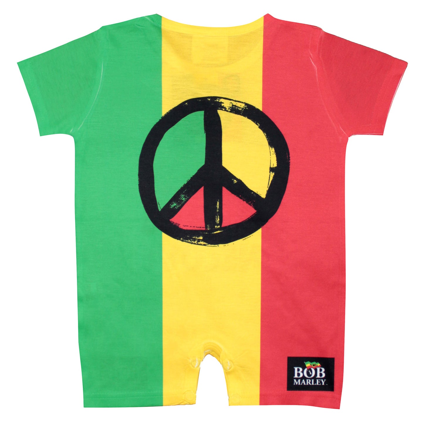 Bob Marley One Love Romper Bodysuit Back