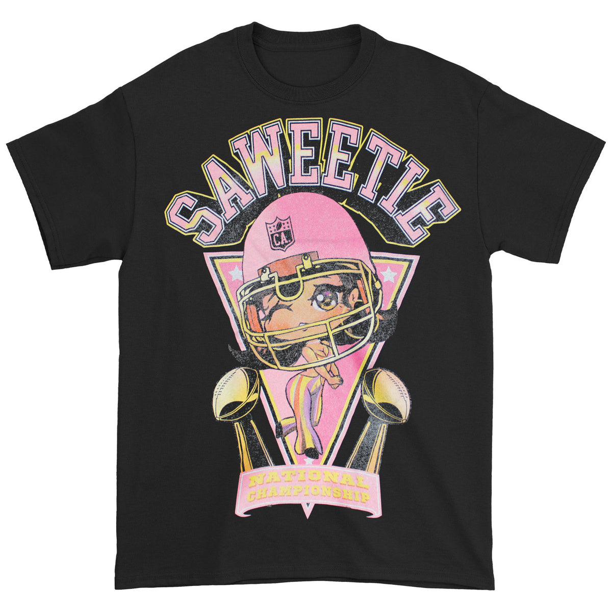 Saweetie National Championship Anime T-shirt Front