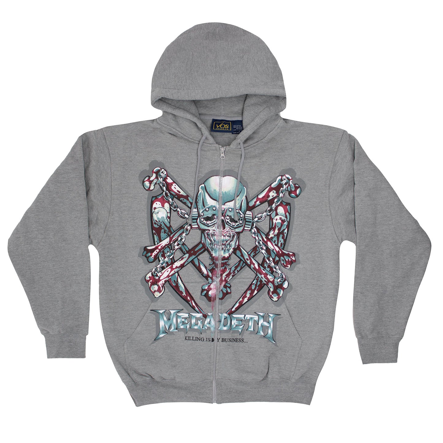 Killing Is My Business... Zippered Hooded Sweatshirt