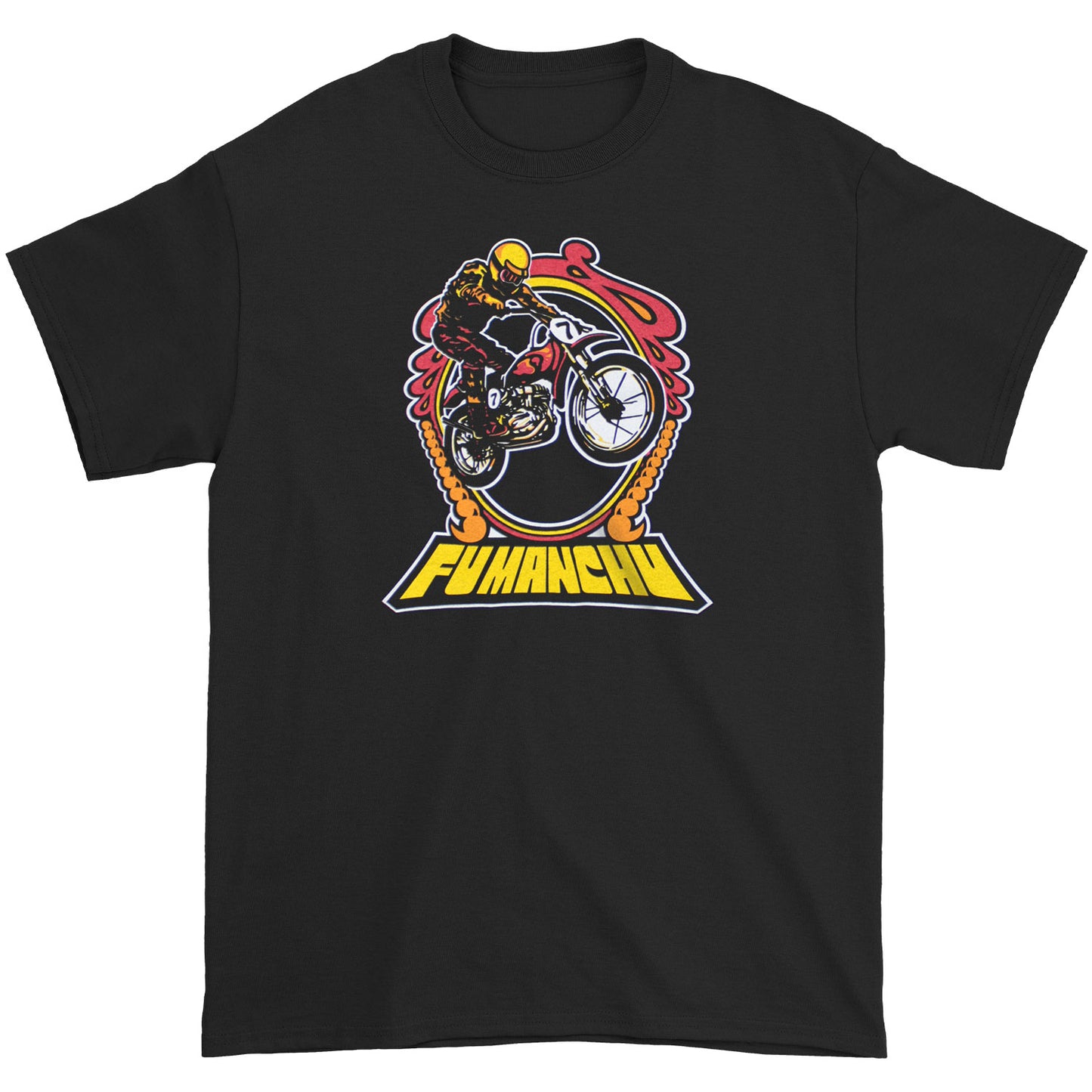 Fu Manchu Bultaco T-shirt Front