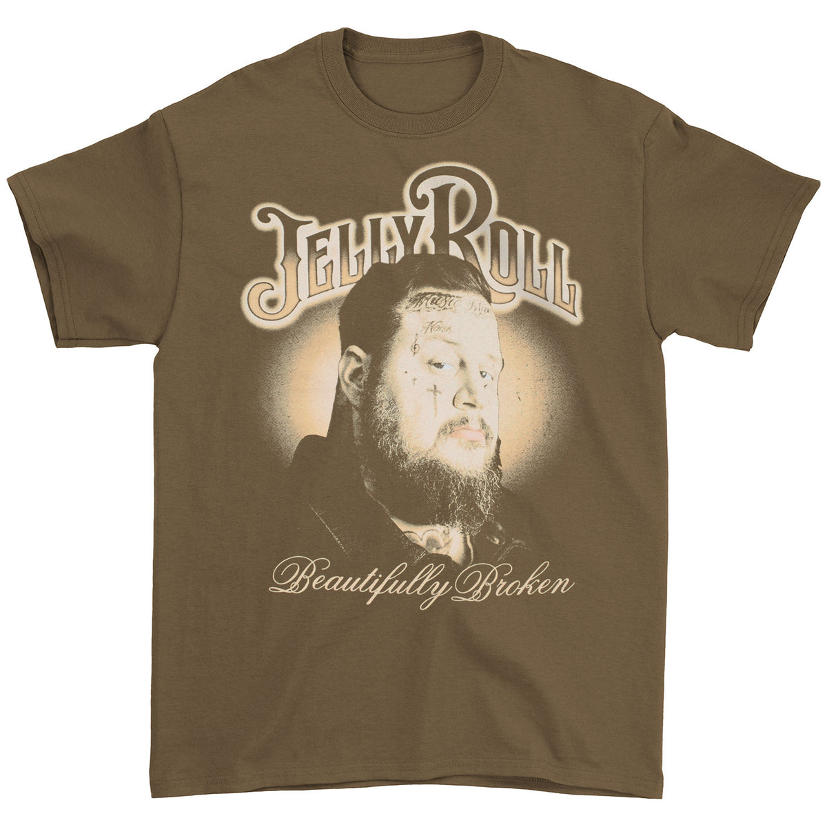 Jelly Roll Beautifully Broken T-shirt Front