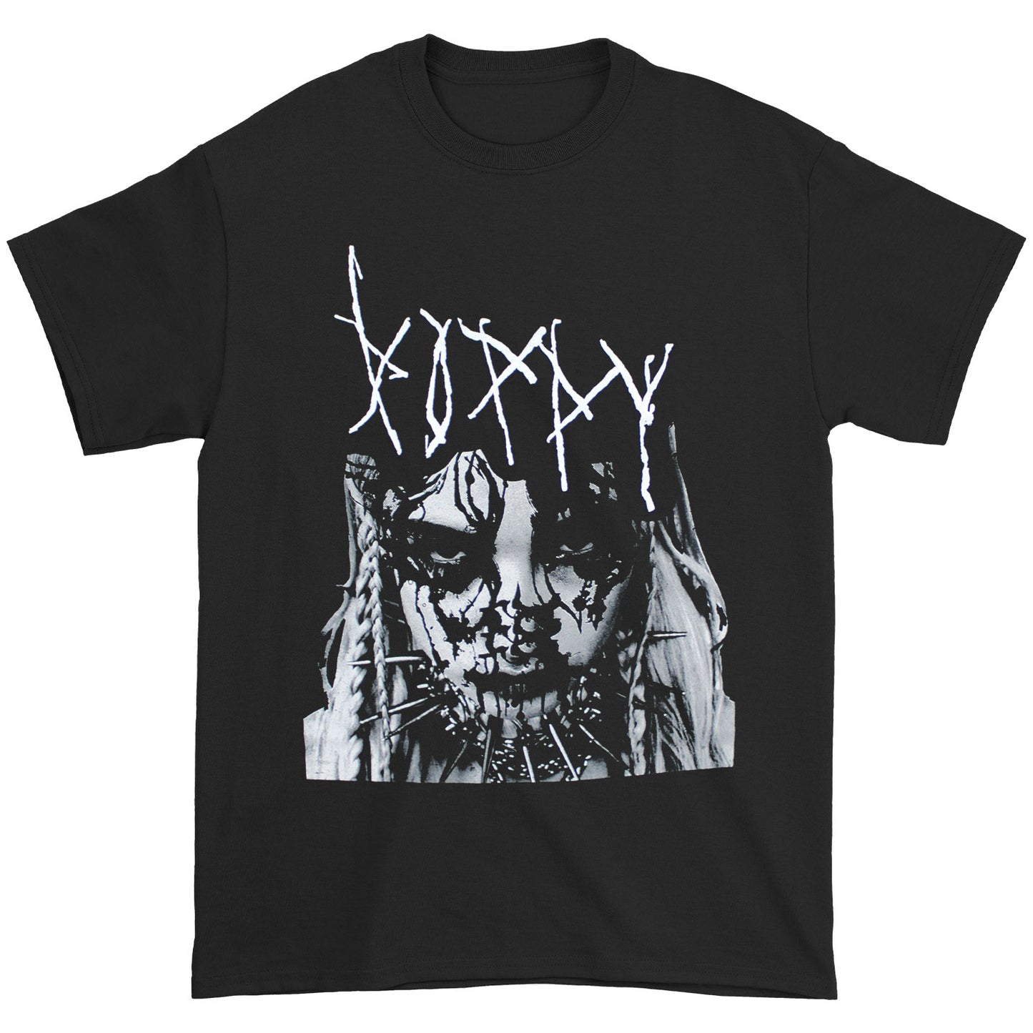 Poppy Faded Face Close Up T-shirt Front
