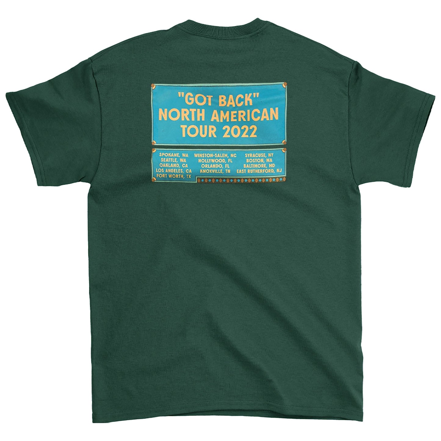 Paul Mccartney 2-Sided Tour T-shirt Back