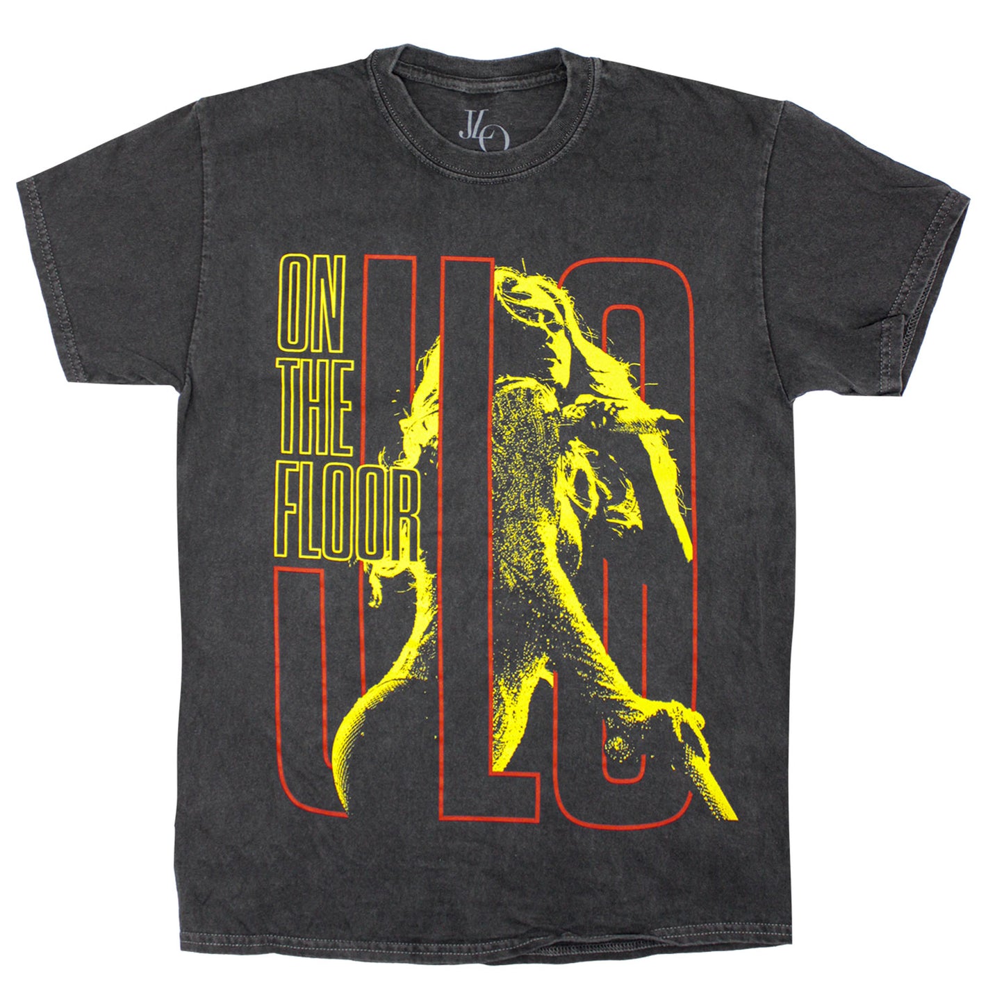 Jennifer Lopez On The Floor Stonewashed Tee T-shirt Front