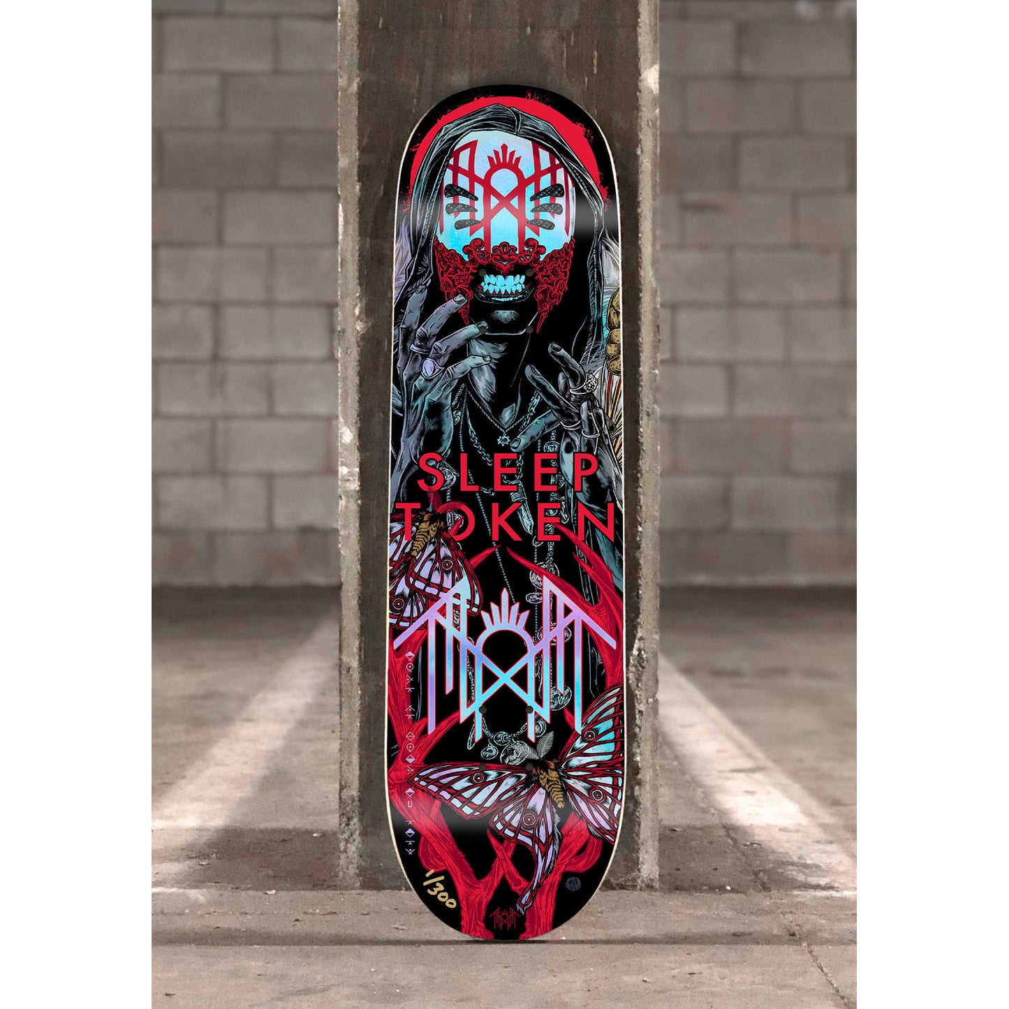 Vessel Horns by Rhys Cooper (Rockabilia Exclusive) Skateboard Deck