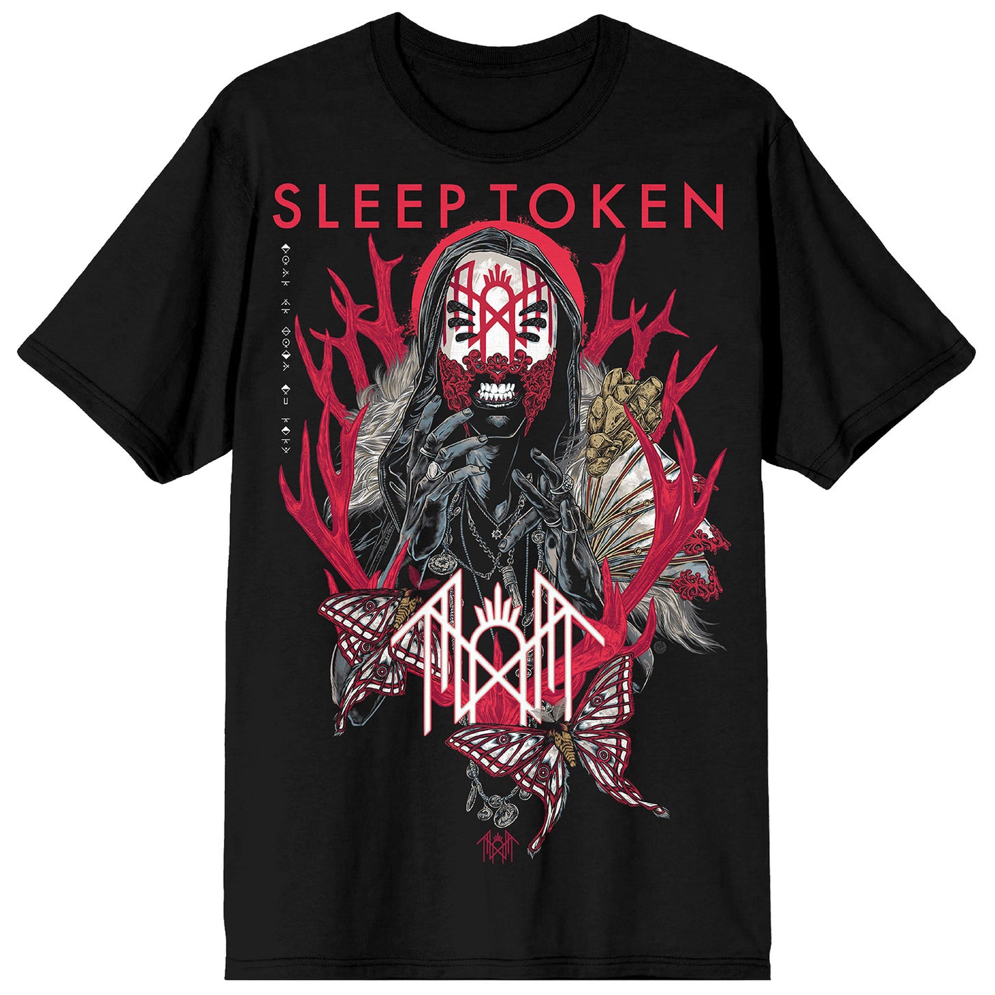 Sleep Token Vessel Horns by Rhys Cooper (Rockabilia Exclusive) T-shirt Front