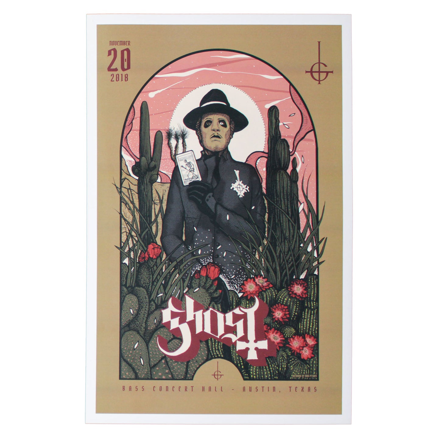 Ghost Austin, Texas Bass Concert Hall Concert Promo Poster