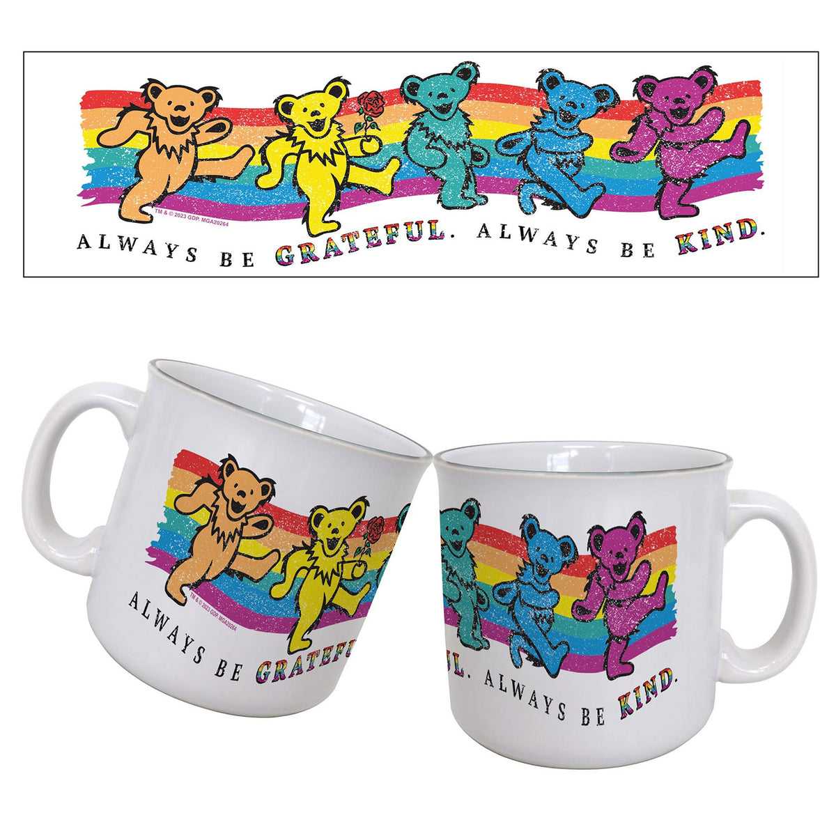 Grateful Dead Always Be Kind Coffee Mug Front