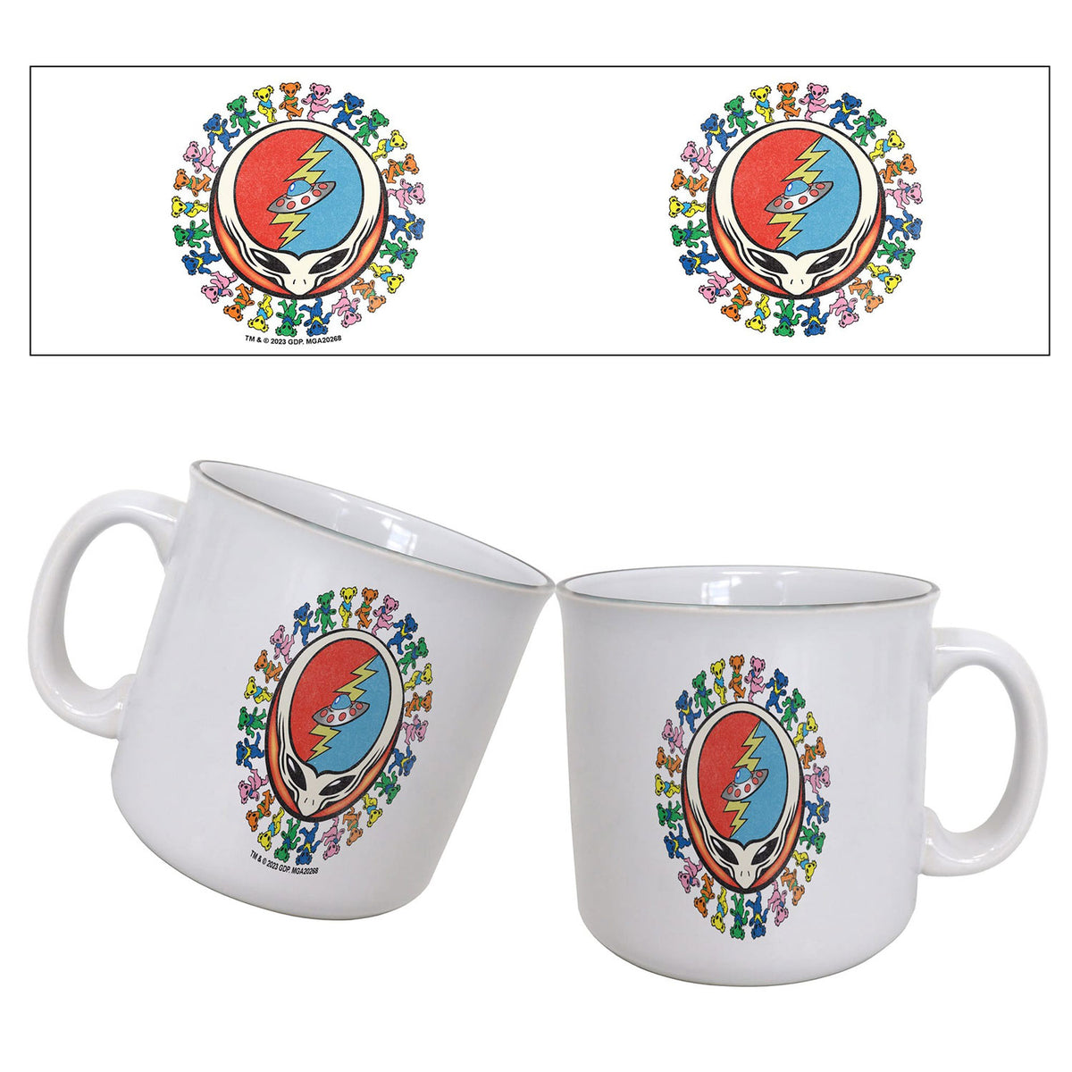 Grateful Dead UFO Logo Coffee Mug Front