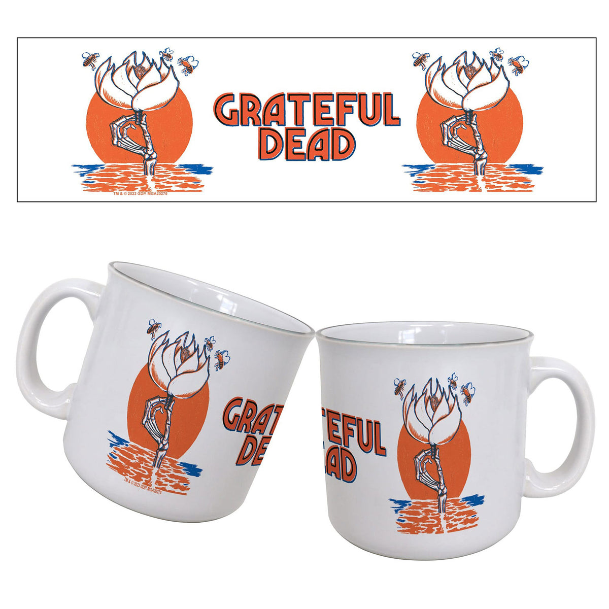 Grateful Dead Lotus Flower Coffee Mug Front
