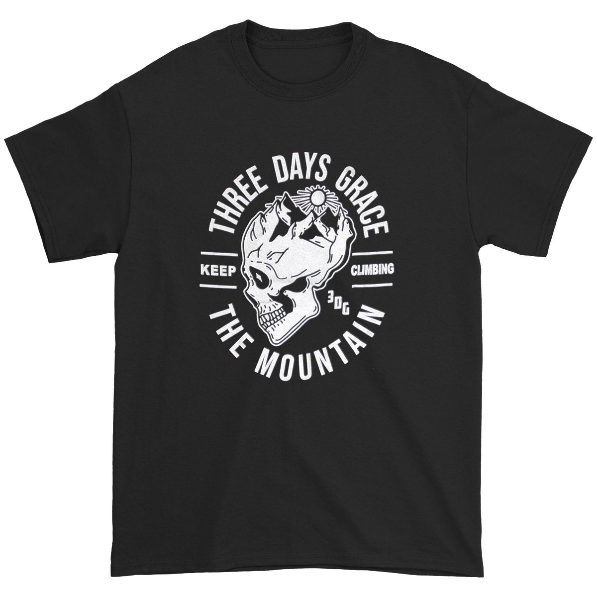 Three Days Grace Keep Climbing The Mountain 3DG T-shirt Front