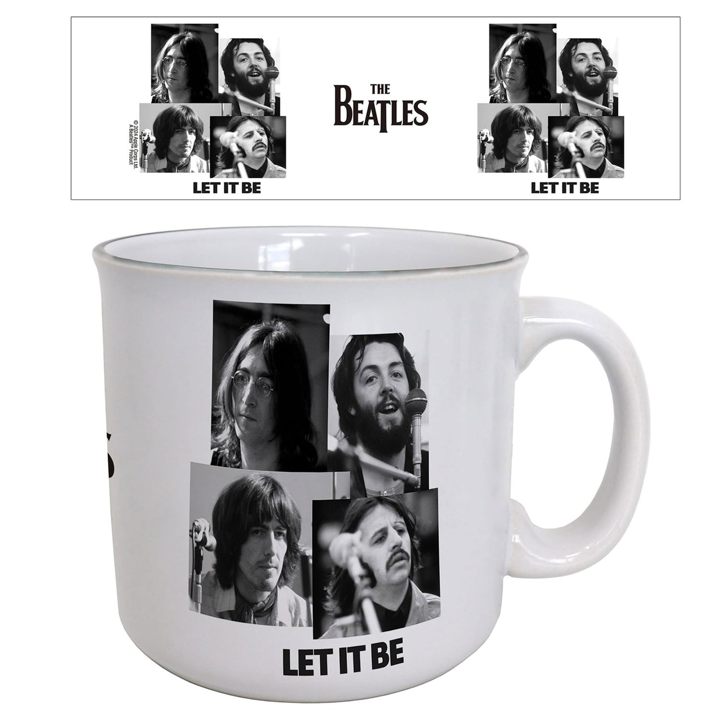 The Beatles Let it Be (Collage) Coffee Mug Front