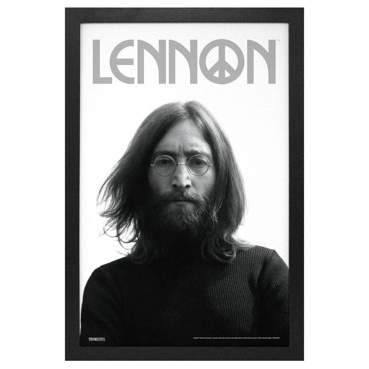 John Lennon 1969 Portrait Framed Wall Art Front