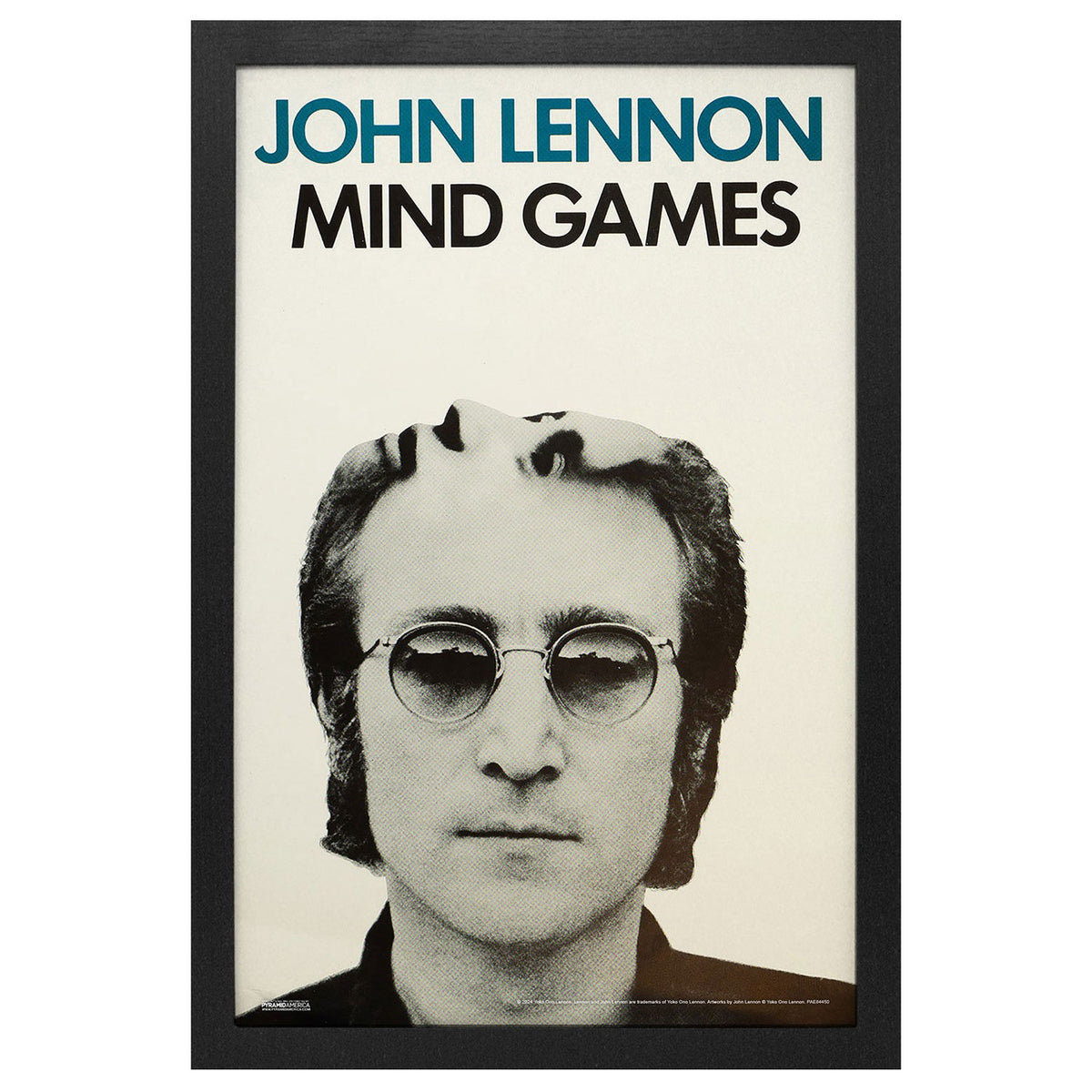 John Lennon Mind Games Framed Wall Art Front