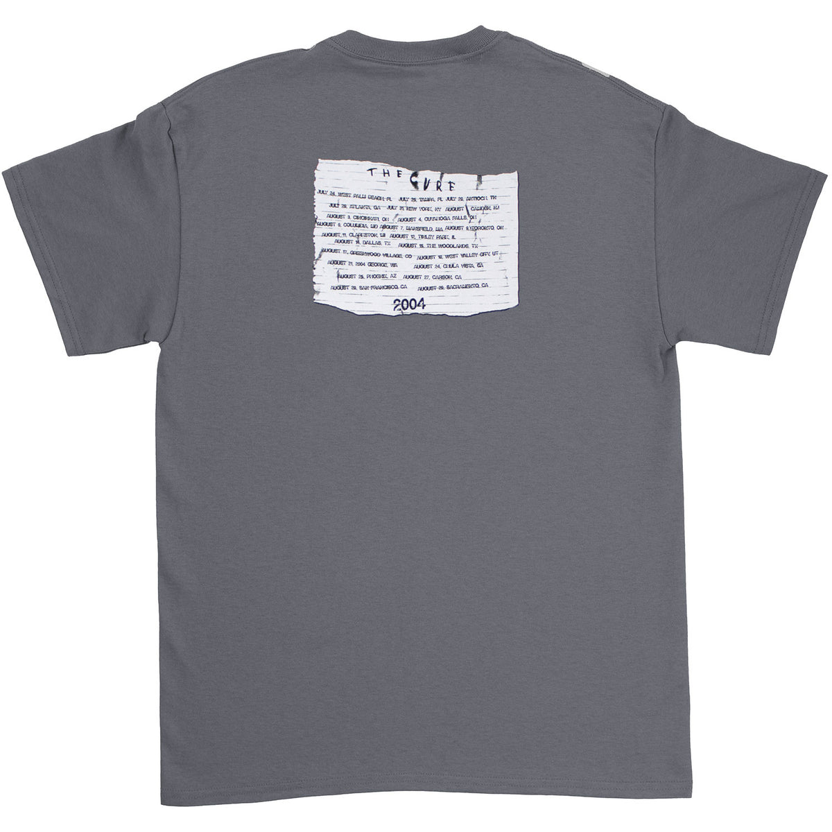 The Cure 2004 T-shirt Back