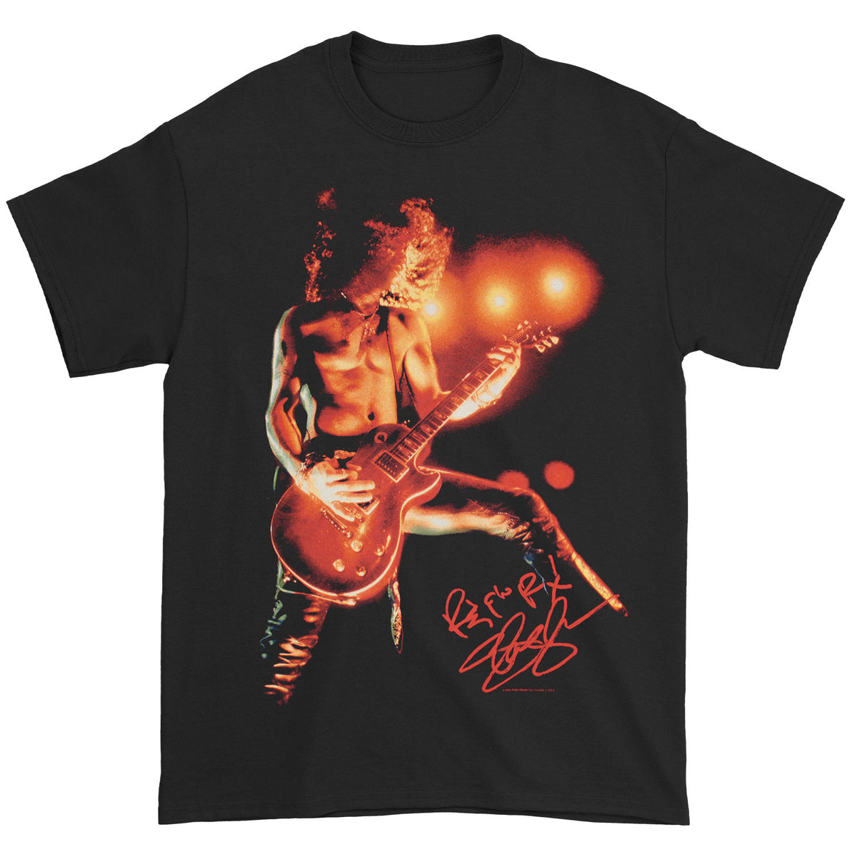 Slash R&FN'R Signature Logo & Live Photo T-shirt Front