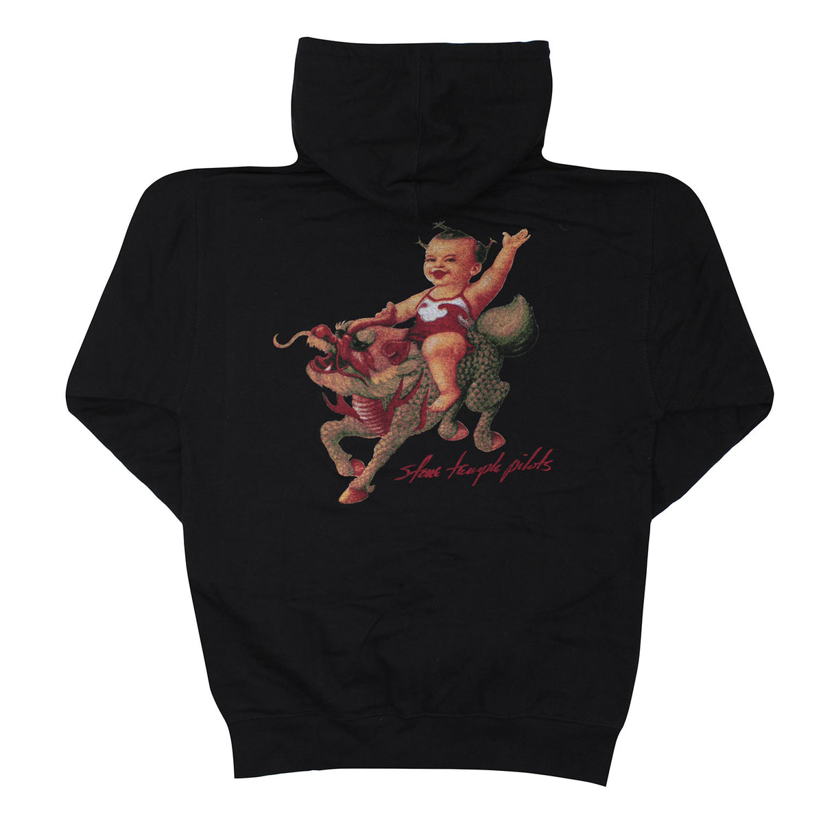 Stone Temple Pilots Purple - 25th anniversary Zippered Hooded Sweatshirt Back