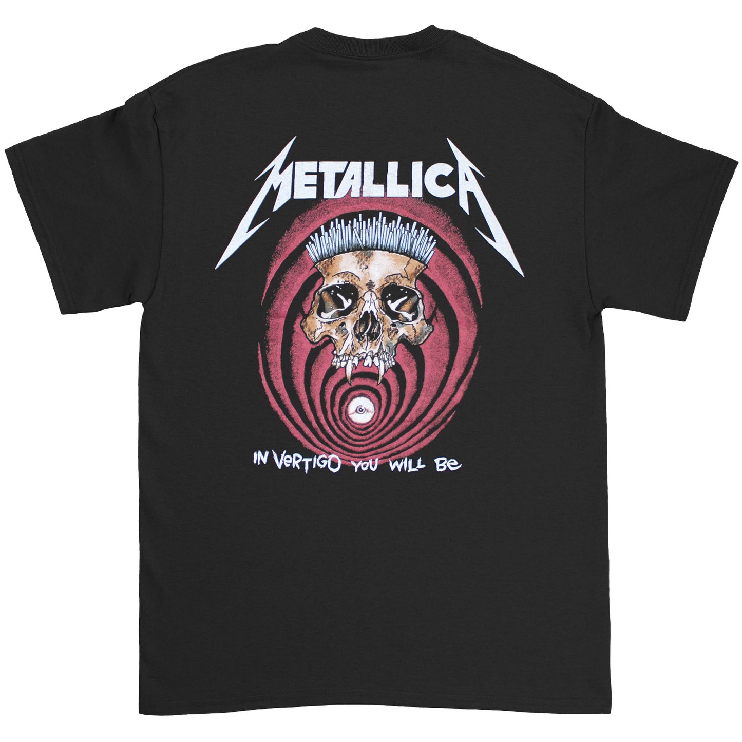 Metallica The Shortest Straw Has Been Pulled For You!/In Vertigo You Will Be T-shirt Back
