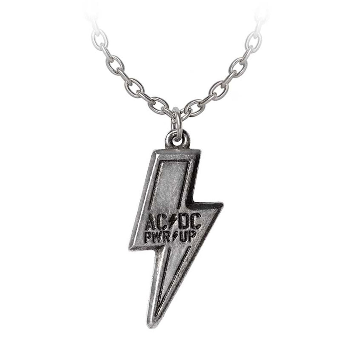 PWR/UP Flash Logo Pendant Necklace