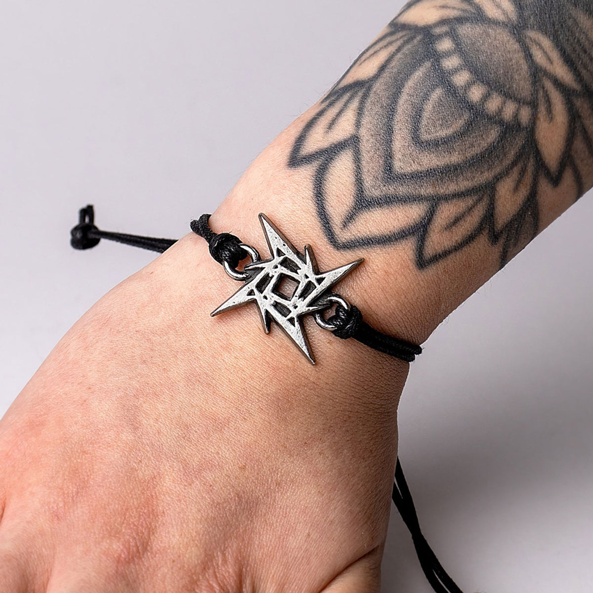 Metallica Ninja Star Wrist Strap Wristband Alt 2