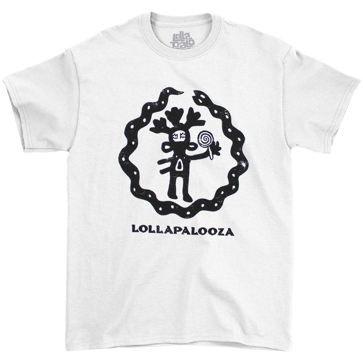 Lollapalooza Snake Man T-shirt Front