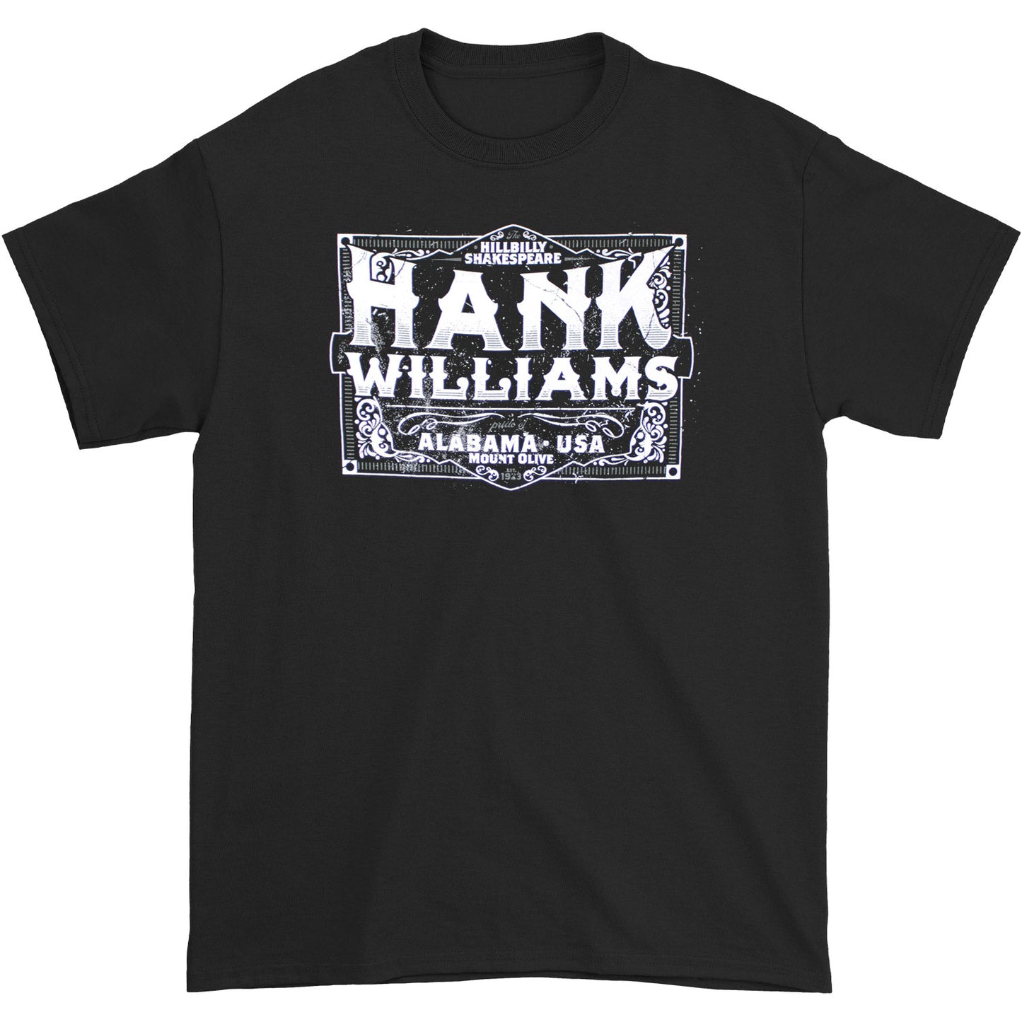 Hank Williams The Hillbilly Shakespeare T-shirt Front